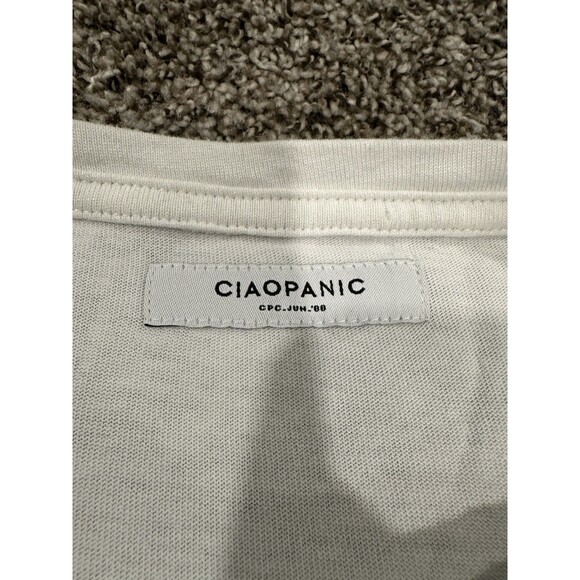 Ciaopanic Typy Short Sleeve Pocket T-shirt Medium W. NV Sdr Crop Top - Picture 4 of 6